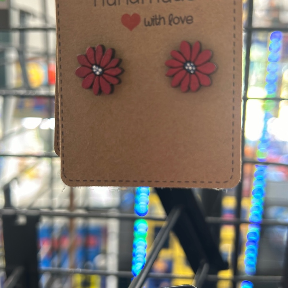 Flower earrings